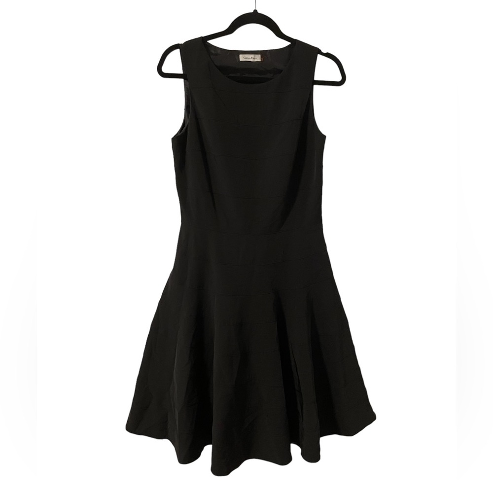 blue dress for baby girl Opulent Sleeveless A-Line Mini Dress Black main image 0